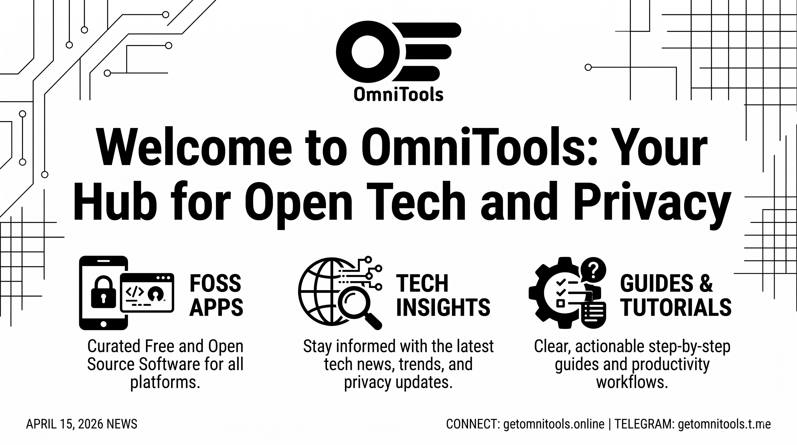 Welcome to OmniTools: Your Hub for Open Tech and Privacy
